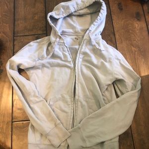 Uniqlo Light Grey Zipup Hoodie